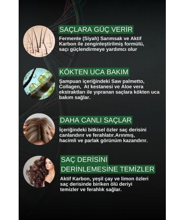 Zigavus Black - Black (Black) Garlic - Active Carbon Shampoo 300 ml Buy 3 Pay 2 8699349130763 - Buy Online on GoSupps.com