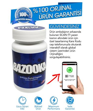 Bazooka Ginseng and Maca Mix 30 Capsules Performance Enhancer - Buy Online on GoSupps.com