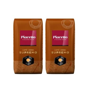 Tchibo Piacetto Cafe Crema Supremo Bean Coffee 1 Kg X 2 Pieces