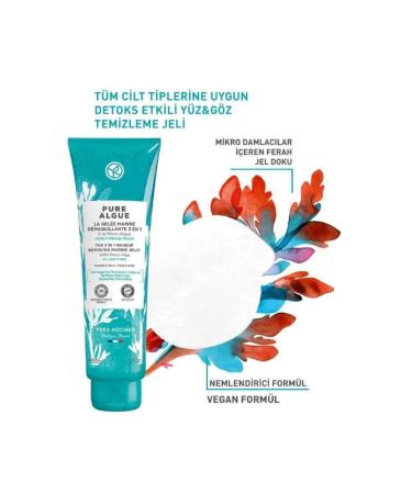 Yves Rocher Detox Effective Moisturizing Prebiotic Make-Up Remover Washing Gel Nail Polish Gift - Buy Online on GoSupps.com
