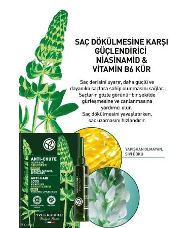 Yves Rocher Anti-Hair Loss Strengthening Niacinamide&vitamin B6 Cure + LaRochePosay Gel - Buy Online on GoSupps.com