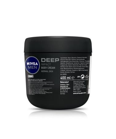 NIVEA Men Hand and Body Cream Deep Impact 400 Ml Moisturizing for Normal Skin - Buy Online on GoSupps.com