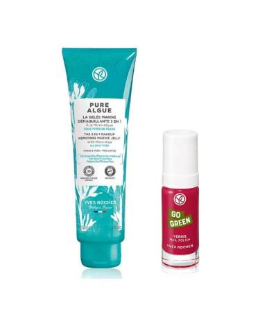 Yves Rocher Detox Effective Moisturizing Prebiotic Make-Up Remover Washing Gel Nail Polish Gift
