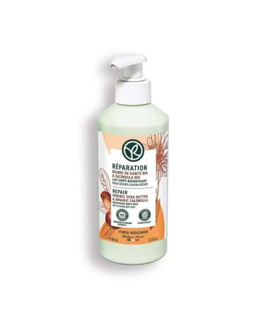 Yves Rocher Organic Shea Butter Organic Calendula Repairing & Moisturizing Body Lotion 390 ml
