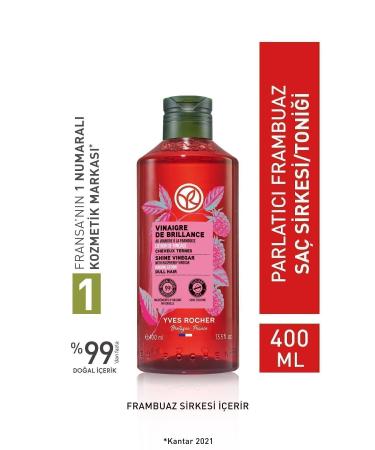 Yves Rocher Raspberry Hair Vinegar / Tonic - Normal Hair 400 ML + LaRochePosay Gel