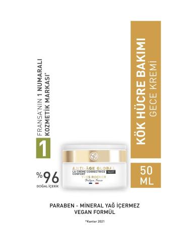 Yves Rocher Rejuvenating Regenerating Night Cream-50ml / LaRochePosay Gel Gift