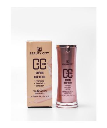 beautycity Foundation Cc Covering Makeup 3in 1 premiere fond ten corrector - Buy Online on GoSupps.com