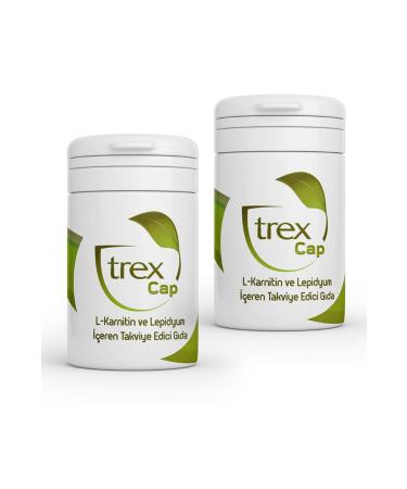 Trex Tea Trex Cap Slimming Supporting Detox Form Capsule Swallowed with Water 2 Months