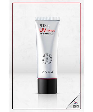 Dabo For Men Black Uv Force Tone Up Cream Spf 50 Pa 50 ml Made In Korea