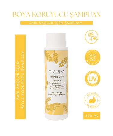 TARA Professional Blond Care Blonde Hair Color Protection Shampoo 400 ML