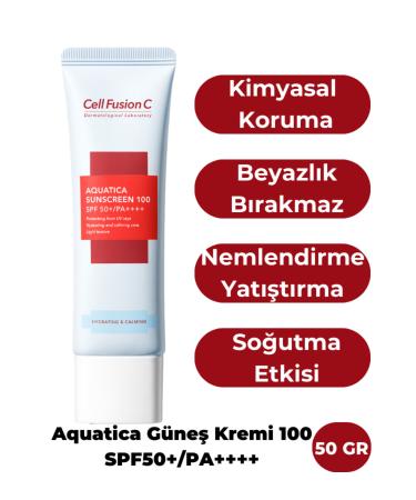 Cell Fusion C Derma Relief 100 Spf 50 /pa Sunscreen and Aquatica Moisturizer for Kids and Adults - Buy Online on GoSupps.com