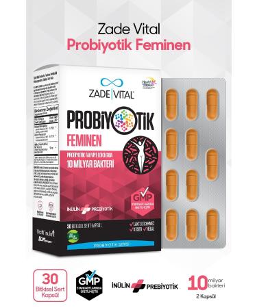 Zade Vital Feminine Probiotic Food Supplement 30 Capsules - Buy Online on GoSupps.com