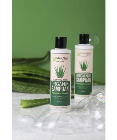 naturamisse Aloe Vera Shampoo 330 ml Keratin B5 Provitamin Ylang Oil Anti-Loss Strong Nourishing Hair - Buy Online on GoSupps.com