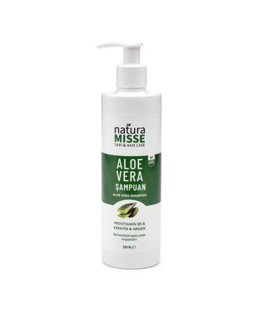 naturamisse Aloe Vera Shampoo 330 ml Keratin B5 Provitamin Ylang Oil Anti-Loss Strong Nourishing Hair - Buy Online on GoSupps.com