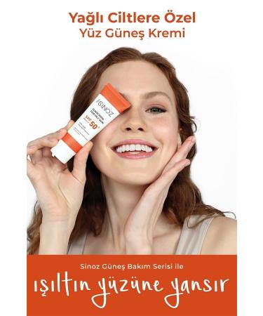 Sinoz Spf 50 Sebum Balancing Brightening High Protection Face Sun Cream 50 ml For Combination Oily Skin - Buy Online on GoSupps.com