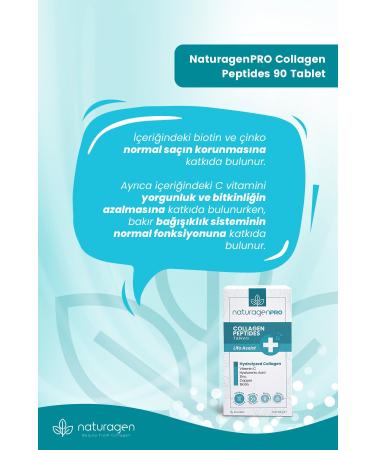 Naturagen Pro Collagen 90 Tablets Hydrolyzed Collagen (TYPE-1&TYPE-3 HYALURONIC ACID VITAMIN C BIOTIN ZINC COPPER) - Buy Online on GoSupps.com