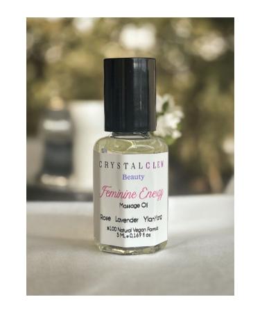 Crystalclem Beauty Lavender Rose Jojoba Ylang Ylang Feminine Energy Aura Booster Nourishing Repairing Women's Massage Oil - Buy Online on GoSupps.com