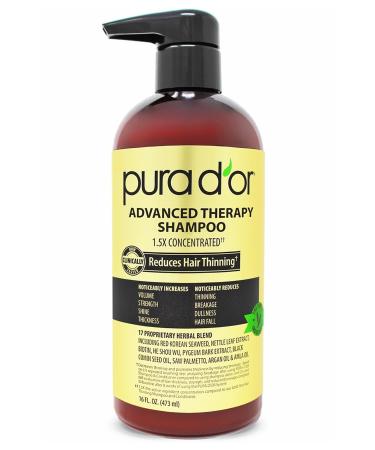 Pura D'or Advanced Therapy Shampoo for Fine Hair 473ML