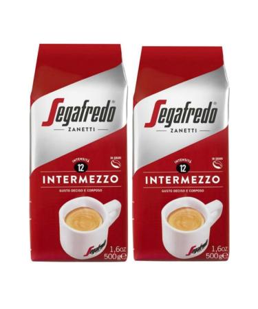 Segafredo Zanetti Intermezzo Coffee Beans 500 gr X 2 Pieces
