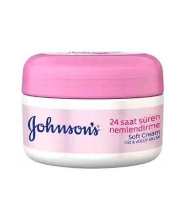 Johnson's Soft Moisturising Face and Body Cream 200ml