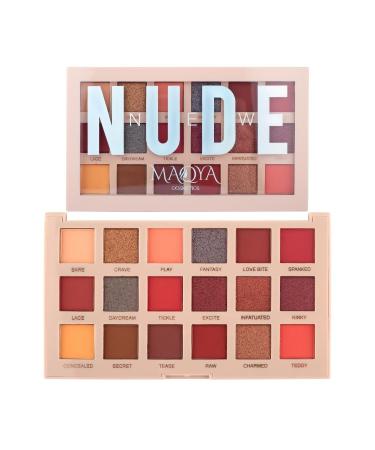MAQYA Cosmetics 18-pack Nude Eyeshadow Palette Maqya1448