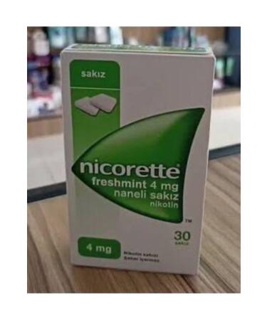 Johnson & Johnson NICORETTE 4 MG MINT GUM 30 PIECES