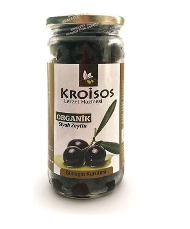 Kroisos Organic Black Olives Sun Drying 310 Gr