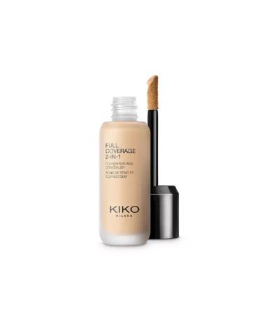 KIKO Full Coverage 2-in-1 Foundation & Concealer with Superior Coverage