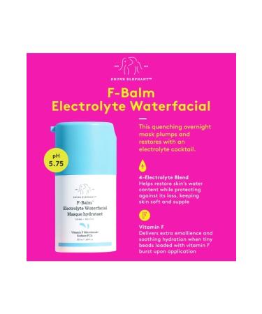 Drunk Elephant F-balm Electrolyte Night Mask 50 ml - Buy Online on GoSupps.com