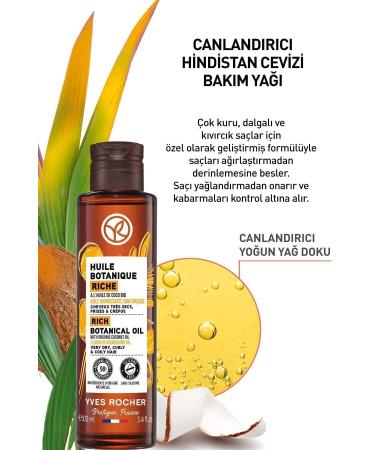 Yves Rocher Revitalizing Coconut Prebiotic Care Oil - Vegan-100 ml + LaRochePosay Gel - Buy Online on GoSupps.com