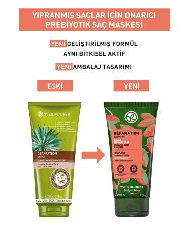 Yves Rocher Repairing Prebiotic Hair Mask for Damaged Hair - Vegan-200 Ml / La Roche Posay Gel - Buy Online on GoSupps.com