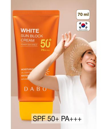 Dabo White Sun Block Sunscreen Made In Korea - Buy Online on GoSupps.com