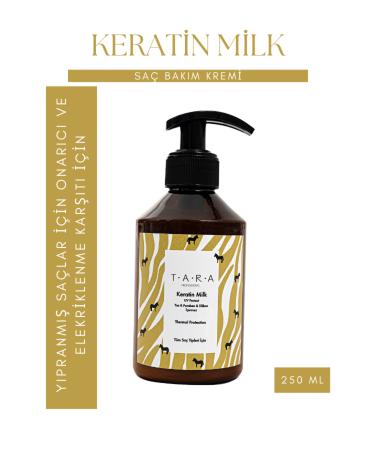 TARA professional Anti-frizz Keratin Milk Hair Care Cream 250 Ml
