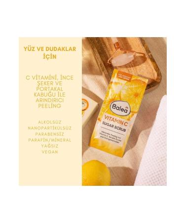 BALEA Vitamin C Sugar Scrub 16 ml Duo German Quality
