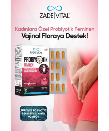 Zade Vital Zadevital Probiotic Feminine 30 Capsules - Buy Online on GoSupps.com