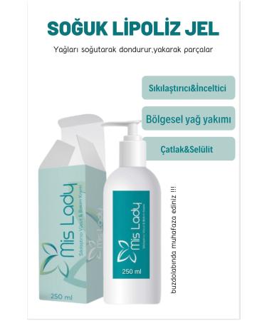 Mis Lady Regional Slimming Stretch Marks Cellulite Cold Lipolysis 250 ml