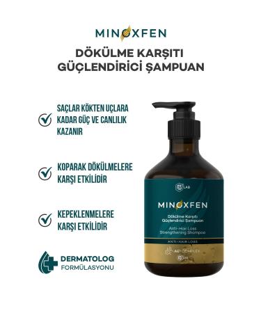 MINOXFEN Anti Hair Loss Shampoo Organic Vegan Argan Oil Pump Bottle Anti Hair Loss Hair Care 500ml - Buy Online on GoSupps.com