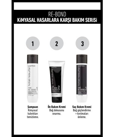 Matrix Re-bond Restructuring Care Cream for Heavily Processed Hair 300 Ml - Buy Online on GoSupps.com