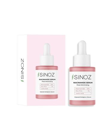 Sinoz Pore Tightening Sebum Balancing Anti-Acne Serum Niacinamide 10% + Zinc Pca 1% 30 Ml - Buy Online on GoSupps.com