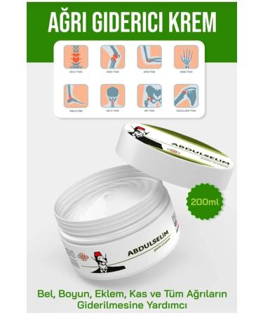 H NTOHU Abdulselim Cream 200 ml for pain X 3 pieces - Buy Online on GoSupps.com