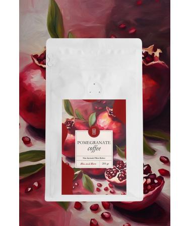 Mim and More Pomegranate Coffee Pomegranate Flavored Filter Coffee 200 Gr - Buy Online on GoSupps.com