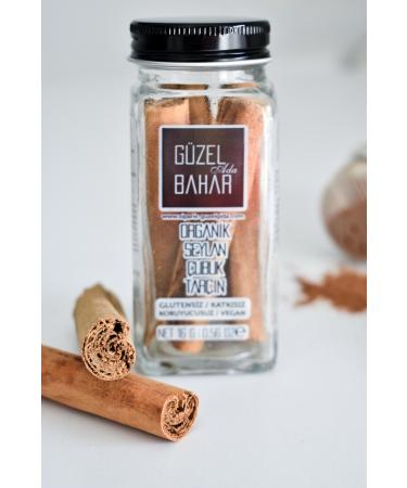 Guzel Ada Gida Organic Ceylon Cinnamon Sticks 16 Gr X 3 (with salt shaker) - Buy Online on GoSupps.com
