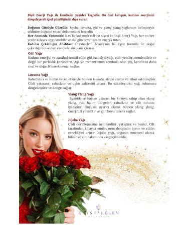 Crystalclem Beauty Lavender Rose Jojoba Ylang Ylang Feminine Energy Aura Booster Nourishing Repairing Women's Massage Oil - Buy Online on GoSupps.com