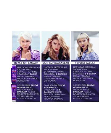 L'Oreal Paris Color Vive Purple Mask Anti-Orange 150ml - Buy Online on GoSupps.com