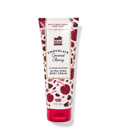 Bath & Body Works Chocolate Covered Body Cream with Cherry Shea 8 Oz / 226 G