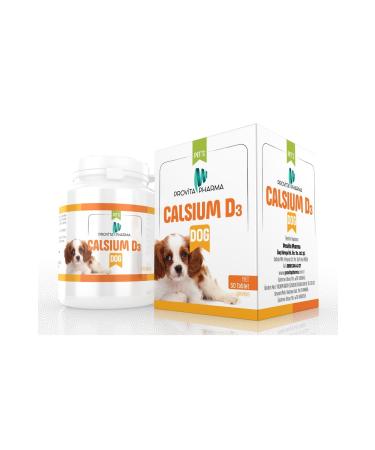 PROVITA PHARMA CALSIUM D3 DOG CALCIUM PHOSPHORUS and D3 50 TABLETS