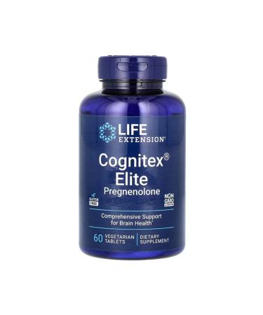 Life Extension Cognitex Elite Pregnenolone 60 Vegetarian Tablets