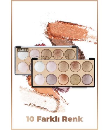 MUJGAN 24-Piece Glitter High Pigment Eyeshadow Palette - Buy Online on GoSupps.com