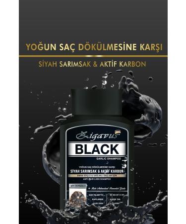 Zigavus Black - Black (Black) Garlic - Active Carbon Shampoo 300 ml Buy 3 Pay 2 8699349130763 - Buy Online on GoSupps.com