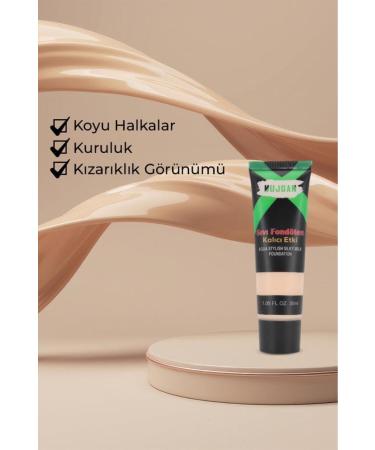 MUJGAN Water Based Natural Finish Foundation No:1 - Buy Online on GoSupps.com